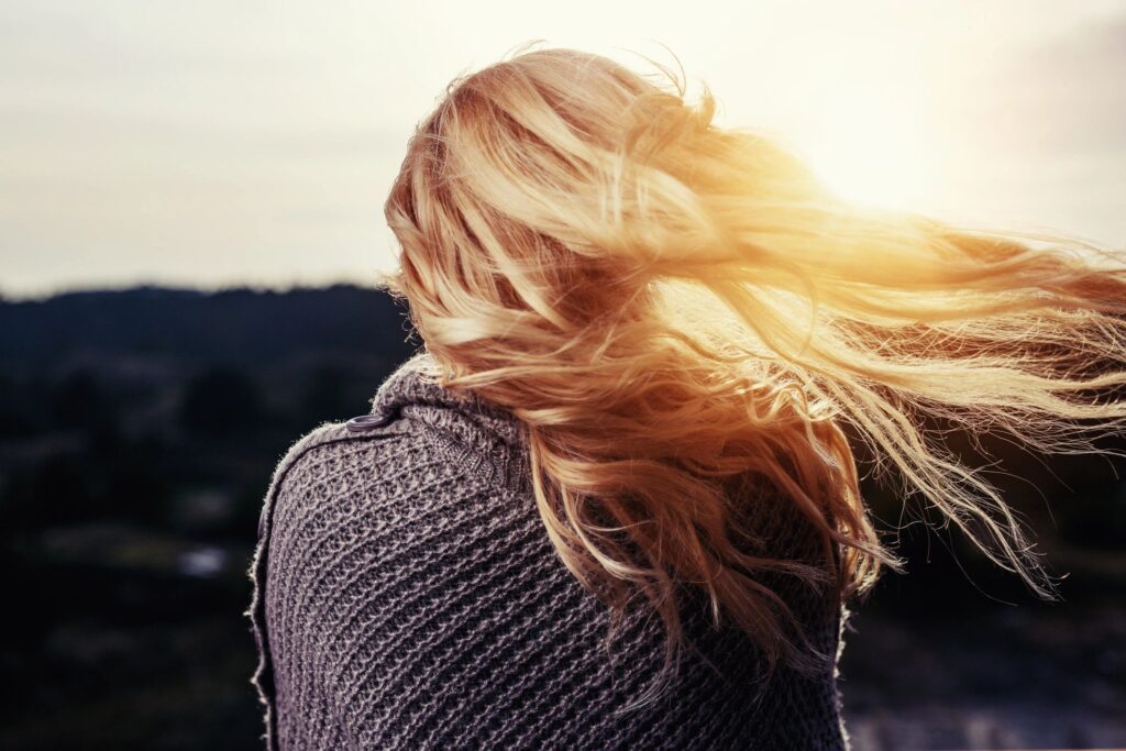 Overwhelmed woman